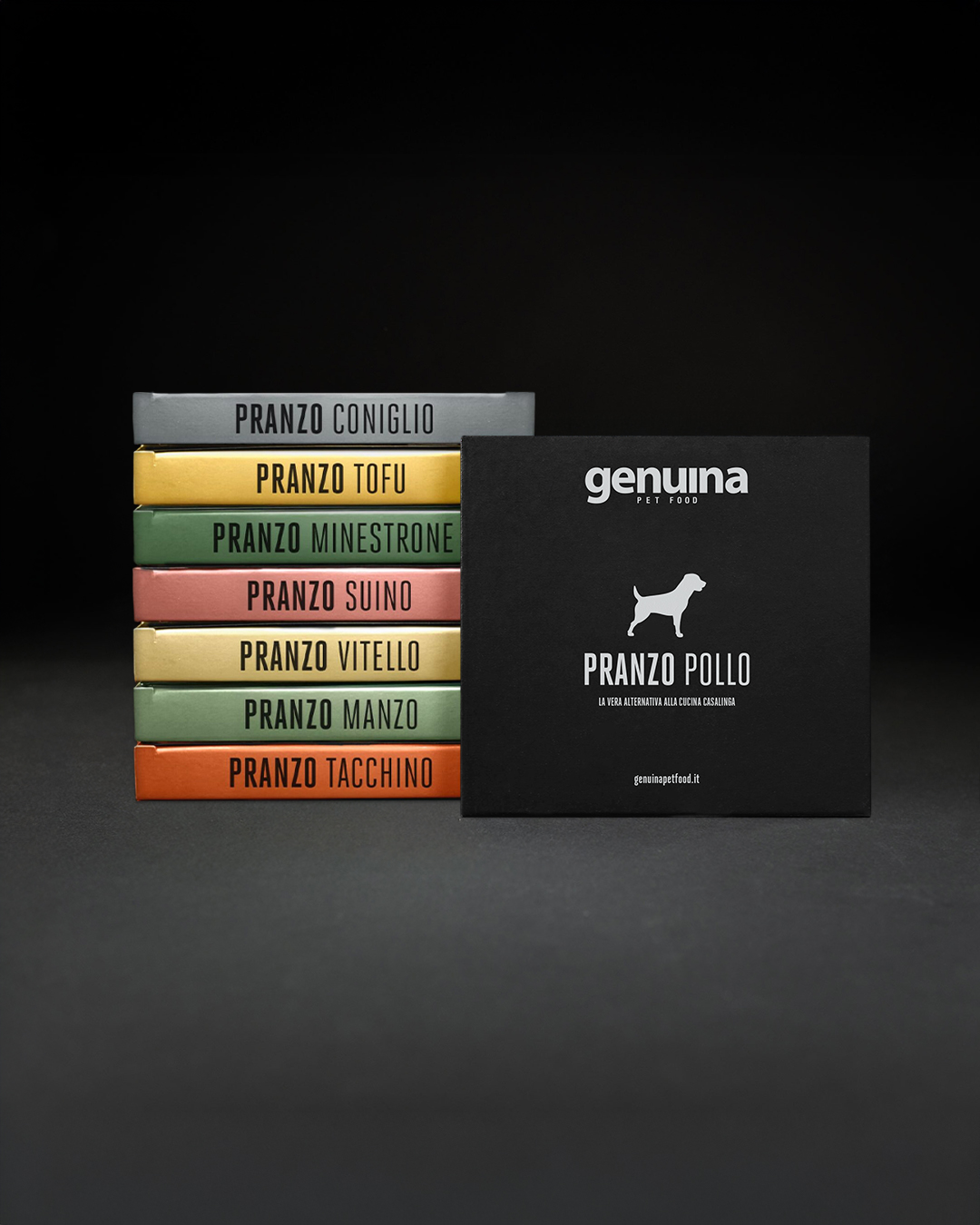 Genuina Pet Food Cane Plateau Mix Pranzo Veggie & Tradizionale 90g